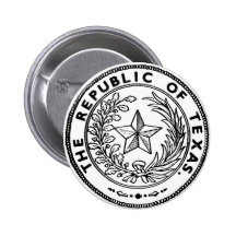 Secede Republic of Texas Button