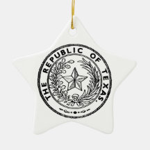 Secede Republic of Texas Christmas Ornament