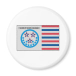 Secession Flag used by Florida - January 10, 1861 Fridge Magnets