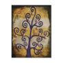 Seclude Bird in a Tree Art Designer Illustration Postcards