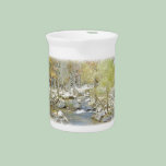 Secluded Creek in the Forest with Matte pitchers