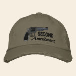 Second Amendment embroidered hats