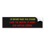 second amendment car sticker bumper sticker