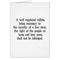 Second Amendment Card