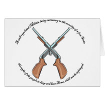 Second Amendment cards