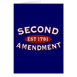 Second Amendment Est. 1791 Greeting Cards