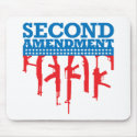 Second Amendment Flag mousepads by visualnewbie Second Amendment Flag mousepads