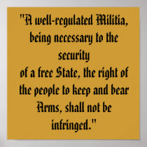 Second Amendment Print