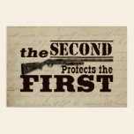 Second Amendment Protects First Amendment posters