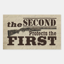 Second Amendment Protects First Amendment Stickers