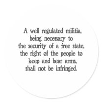 Second Amendment stickers by Chorlton Second Amendment stickers