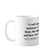 Second Amendment to the United States Constitution Coffee Mugs