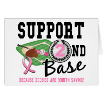 Second Base 12 Breast Cancer Cards
