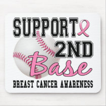 Second Base 14 Breast Cancer Mouse Pad