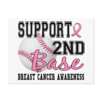 Second Base 14 Breast Cancer Post Cards