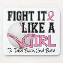 Second Base 19 Breast Cancer Mousepad