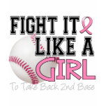 Second Base 19 Breast Cancer T-shirt