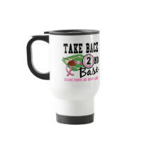 Second Base 22 Breast Cancer Mugs
