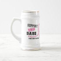 Second Base 25 Breast Cancer Coffee Mug