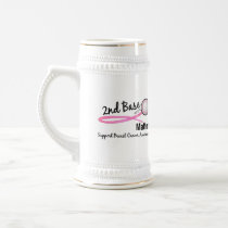 Second Base 3 Breast Cancer Mugs