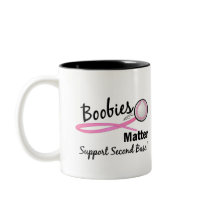 Second Base 4 Breast Cancer Coffee Mug