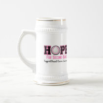 Second Base 8 Breast Cancer Coffee Mug
