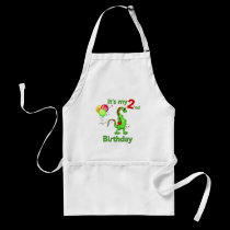 Second Birthday Dinosaur aprons