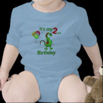 Second Birthday Dinosaur t-shirts