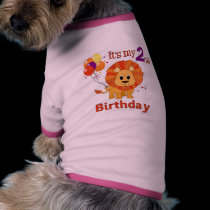 Second Birthday Lion pet clothing