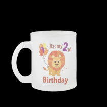 Second Birthday Lion mugs