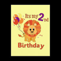 Second Birthday Lion postcards