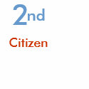 Second Class Citizen Fitted T-shirt by beeyawn Second Class Citizen Fitted T-shirt