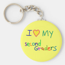 Second Grade Teacher Gifts Key Chains