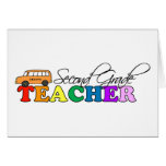Second Grade Teacher Greeting Cards