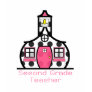 Second Grade Teacher Polka Dot Schoolhouse Tees