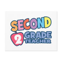 Second Grade Teacher postcards
