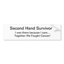 Second Hand Survivors Bumper Sticker