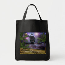 Second star to the right.. tote bag