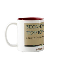 SecondHand Tryptophan, mug by karlerikson SecondHand Tryptophan, mug