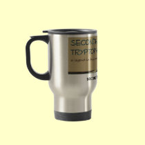 SecondHand Tryptophan, travel mug stainless steel