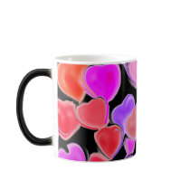 Secret Admirer Hearts Magic Mug mugs