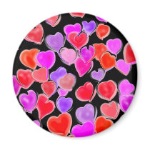 Secret Admirer Hearts magnet magnets