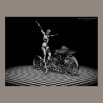 Secret alibi, modern art poster print