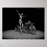 Secret alibi, modern art poster print