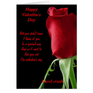 Valentine Crush Cards | Zazzle