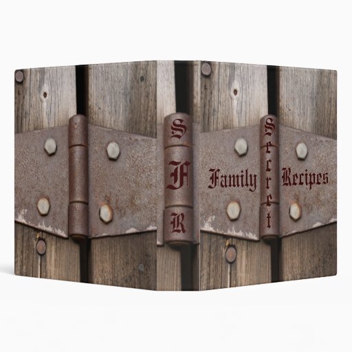 Secret Family Recipes 3 Ring Binder