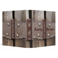 Secret Family Recipes 3 Ring Binder