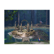 Secret garden postcard by Junglegeorge Secret garden postcard