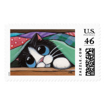 Secret Hiding Place - Cat Postage
