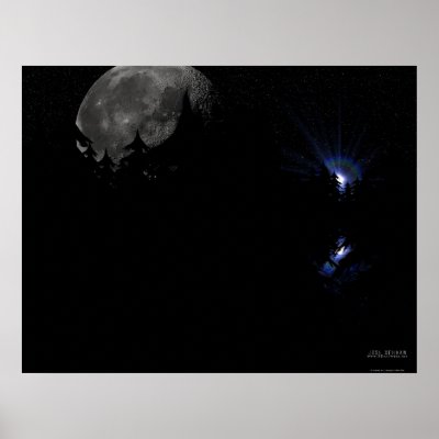 Secret Lake Print by 3dartwork